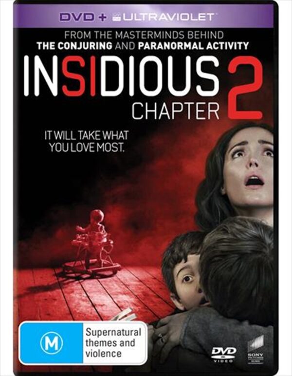 Fanno-Insidious 2 DVD Horror Movie Sequel Paranormal Thriller Patrick Wilson Rose Byrne