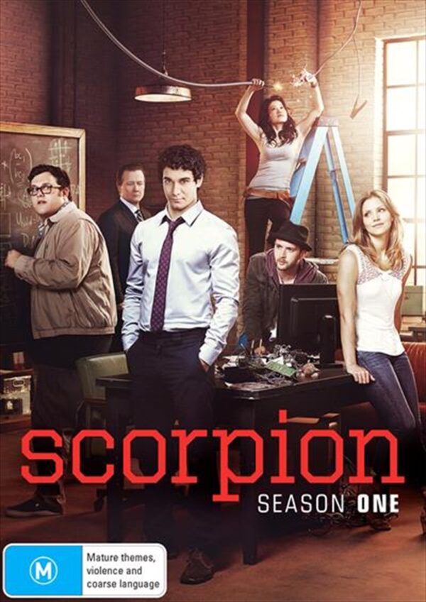 Fanno-Scorpion Season 1 DVD Complete Series Action Drama Genius  Adventure