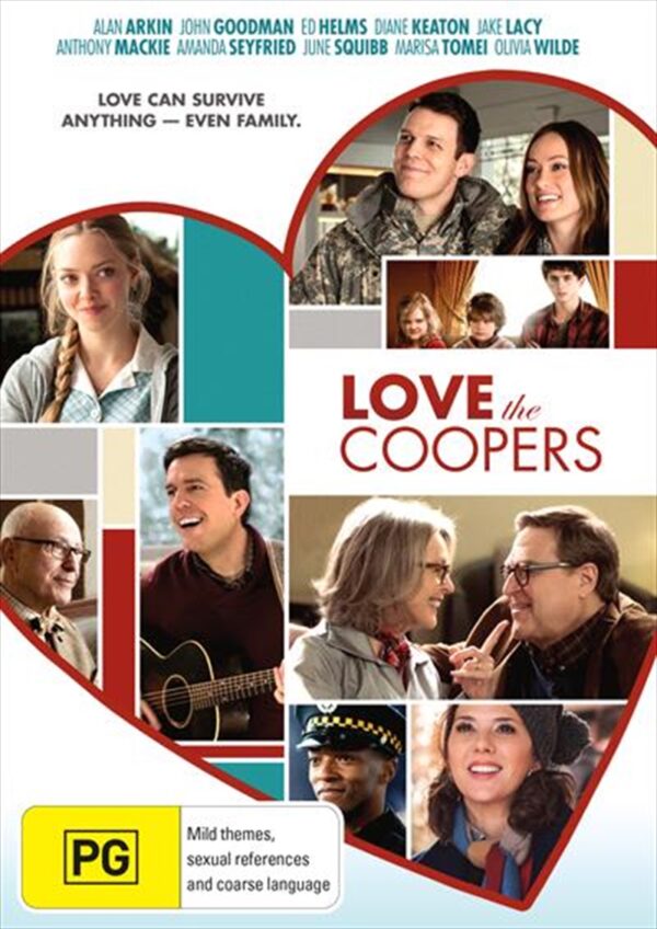 Fanno-Love The Coopers DVD Family Holiday Movie Christmas Celebration Film