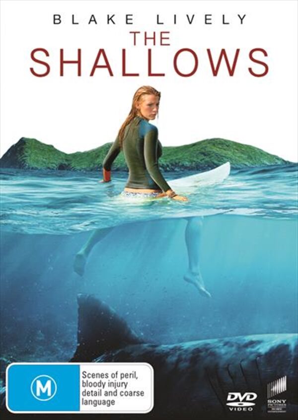 Fanno-Thriller DVD The Shallows Survival Against Great White Shark Blake Lively