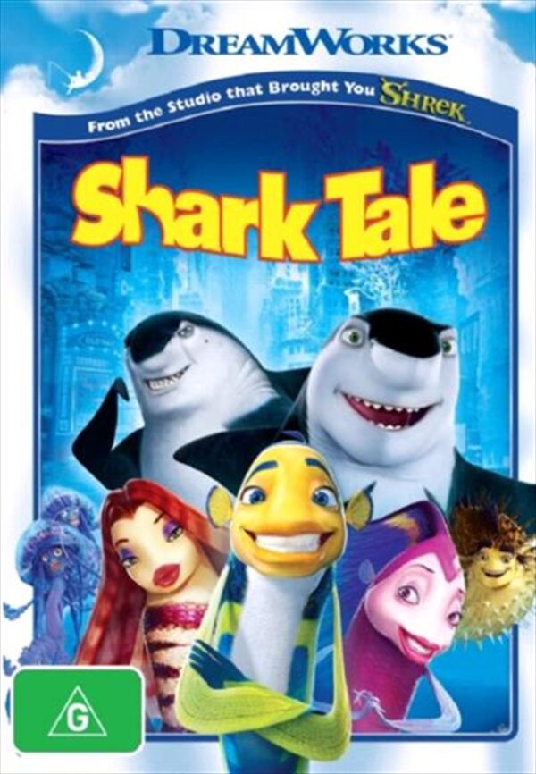 Fanno-Shark Tale DVD Family Movie Adventure Animated Comedy for Kids and Adults