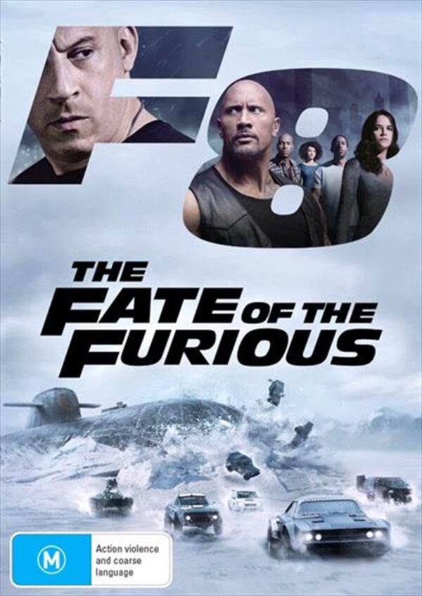 Fanno-Fate of the Furious DVD Fast Action Movie with Vin  and Charlize Theron