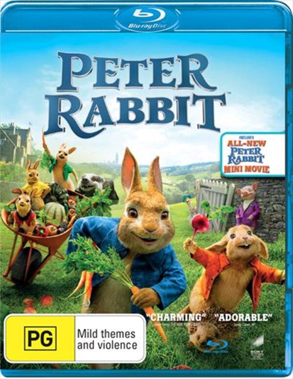 Fanno-Peter Rabbit Blu-ray Movie Adaptation of Beatrix Potter's Classic Tale