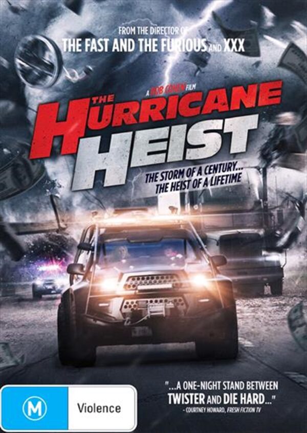 Fanno-Compatible DVD Hurricane Heist Action Thriller Storm Heist Movie Adventure