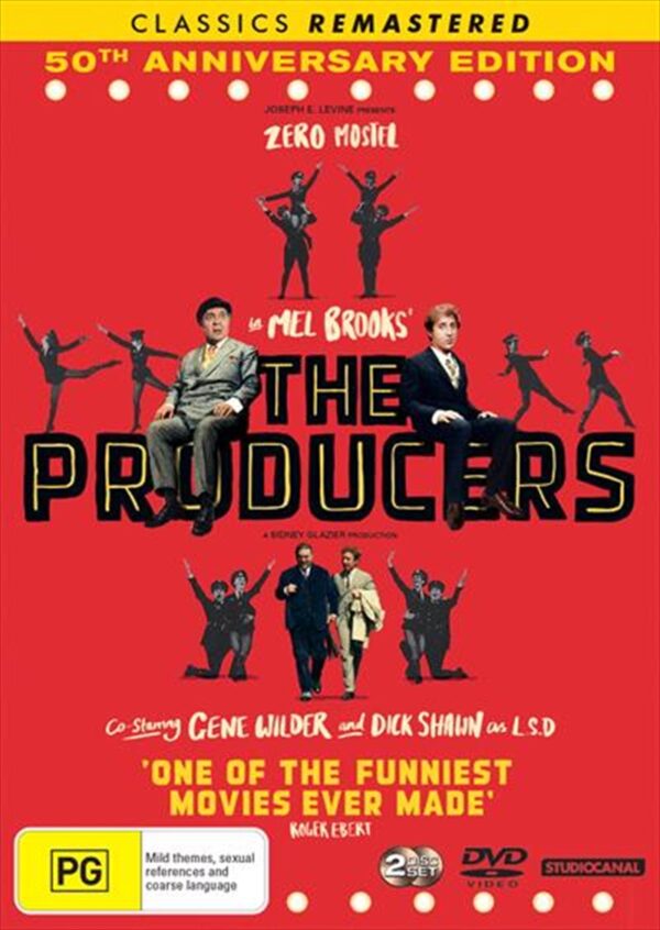 Fanno-Producers 50th Anniversary Edition Remastered DVD Classic Comedy Film