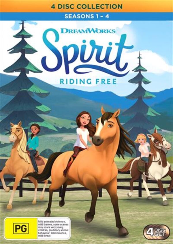 Fanno-Wild West Adventures Spirit Riding Free Seasons 1-4 Boxset DVD for Kids