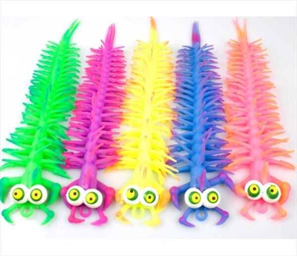 Fanno-Stretchy Caterpillar Toy for Kids Fun Sensory Stress Relief Random Color