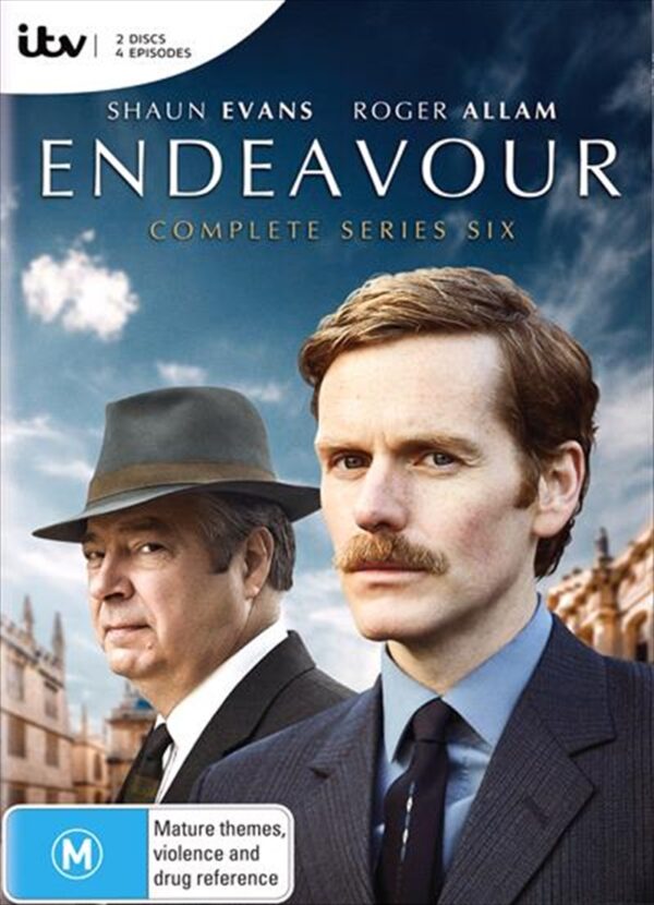 Fanno-Endeavour Series 6 DVD Compatible with All DVD Players Mystery Drama 1969