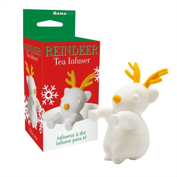 Fanno-Reindeer Christmas Tea Infuser for Holiday Tea Brewing and Festive Gifts