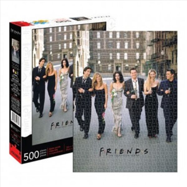 Fanno-500 Piece Friends Wedding Puzzle Featuring the Gang Dressed Up for Fun