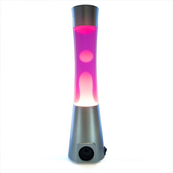 Fanno-Column Motion Lamp Bluetooth Speaker with Pink Lava and Powerful Sound