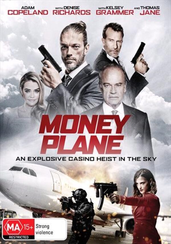 Fanno-Money Plane DVD Action Heist Film with High-Stakes Gambling and Thrilling Adventure