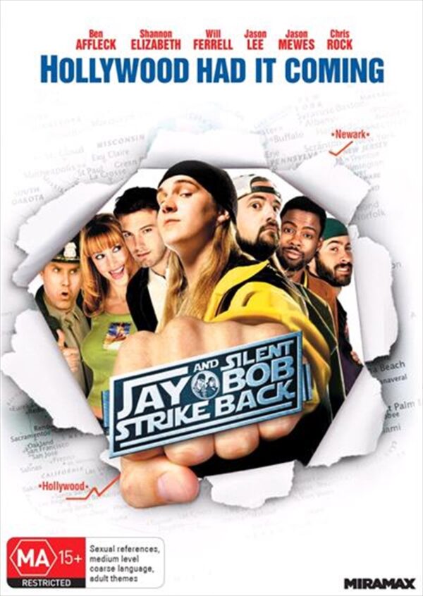 Fanno-Jay and Silent Bob Strike Back DVD Comedy Movie with Ben Affleck and Chris Rock