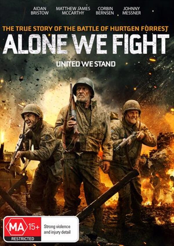 Fanno-War Movie DVD Alone We Fight American Soldiers Mission Against German Unit