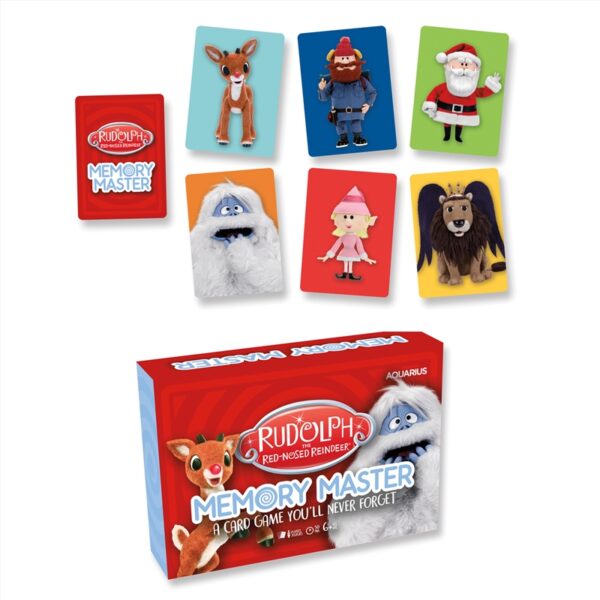 Fanno-Memory Card Game Rudolph The Red Nosed Reindeer Fun Family Holiday Activity