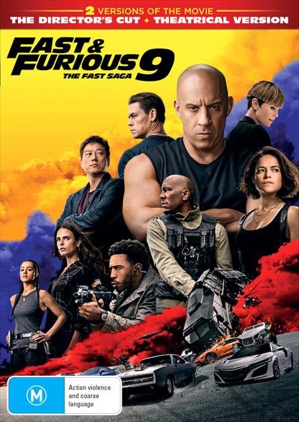 Fanno-Fast and Furious 9 DVD Action Movie Adventure with Dom and Crew Chase New Villain