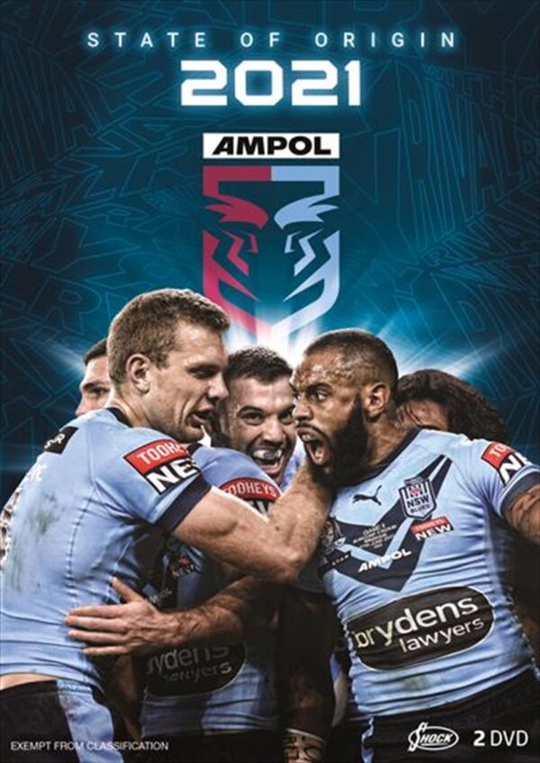 Fanno-State of Origin 2021 DVD Complete Series All Games and Presentation Ceremony