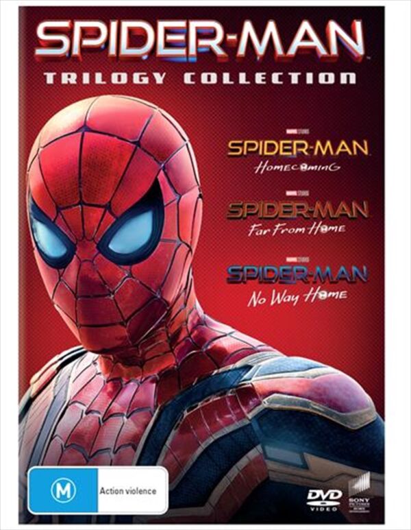 Fanno-Spider-Man Movie Franchise Pack DVD Homecoming Far From Home No Way Home