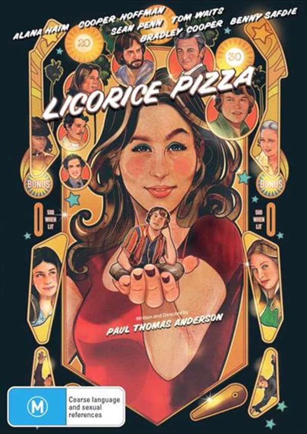 Fanno-Licorice Pizza DVD 1973 Film About First Love in San Fernando Valley