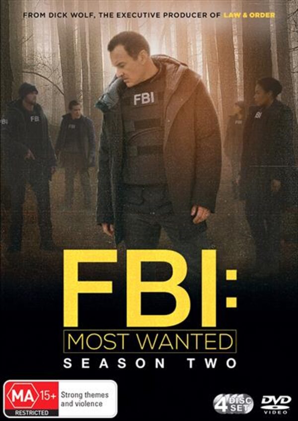 Fanno-FBI Most Wanted Season 2 DVD Crime Drama Action Thriller TV Series Box Set