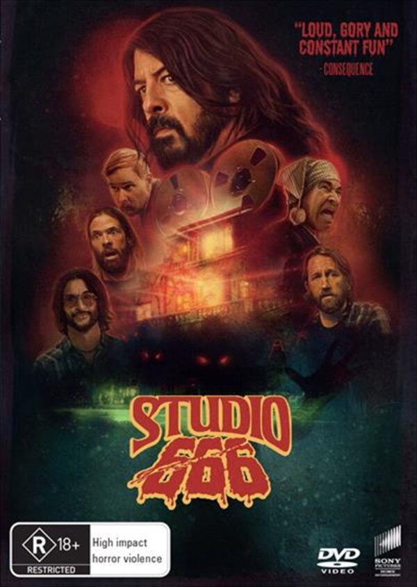 Fanno-Studio 666 DVD Foo Fighters Horror Comedy Music Film Rock History