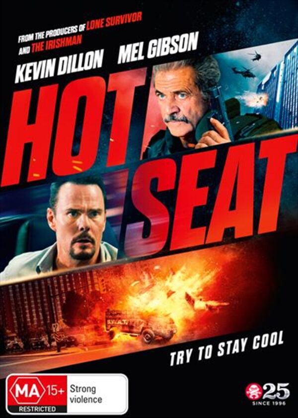 Fanno-Hot Seat DVD Action Thriller with Mel Gibson and Kevin Dillon Explosive Tension