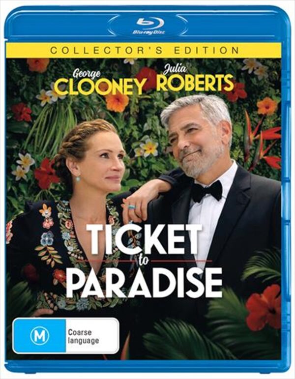 Fanno-Collector's Edition Blu-ray Ticket to Paradise Romantic Comedy George Clooney Julia Roberts