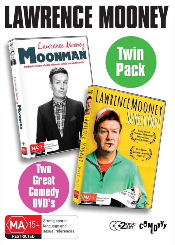 Fanno-Stand-Up Comedy DVD Live Performance by Lawrence Mooney Moonman Surely Not