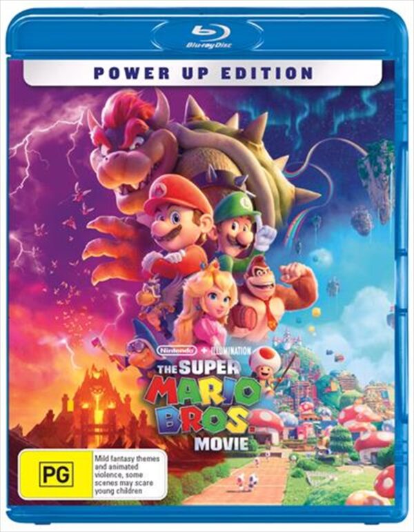 Fanno-Super Mario Bros Movie Power Up Edition Blu-ray Animated Adventure Film