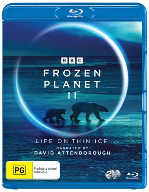 Fanno-Frozen Planet II Blu-ray Documentary Arctic Antarctica Nature Wildlife Exploration