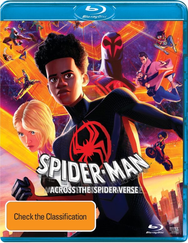 Fanno-Spider-Man Across The Spiderverse Blu-ray Movie for Action and Animation Fans