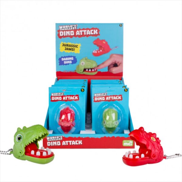 Fanno-Mini Dino Attack Game for Kids Fun Risk and Luck Toy Sent at Random