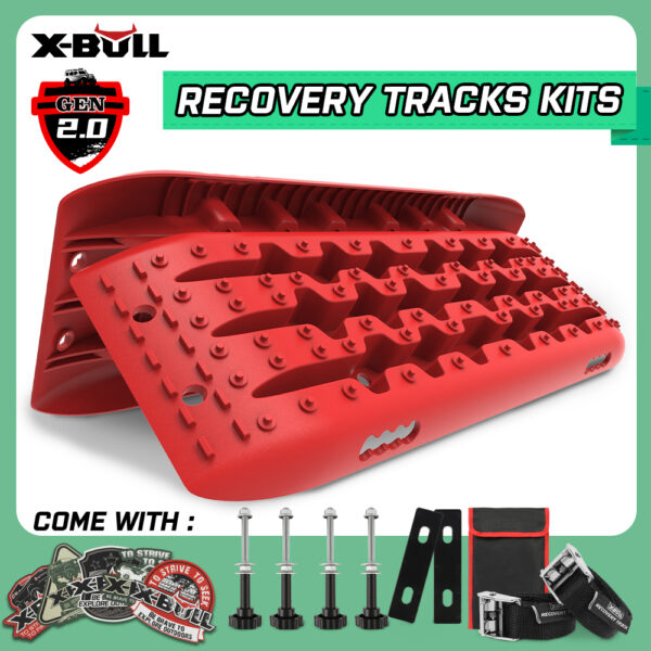 Fanno-Recovery Tracks for Sand and Mud with Mounting Pins for Offroad Vehicles