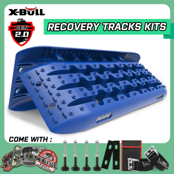 Fanno-Recovery Tracks for Sand and Mud with Mounting Pins for Offroad Vehicles 4WD