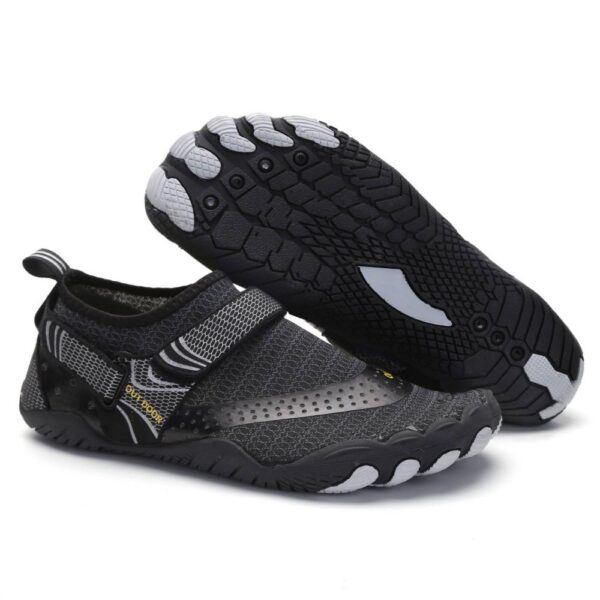 Fanno-Water Shoes for Men Women Quick Dry Barefoot Aqua Sports Shoes Black Size EU42 US8