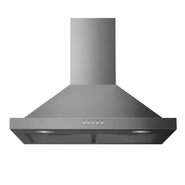 Fanno-60cm Stainless Steel Canopy Rangehood Ducted Recirculation 3 Speed 800m3/h