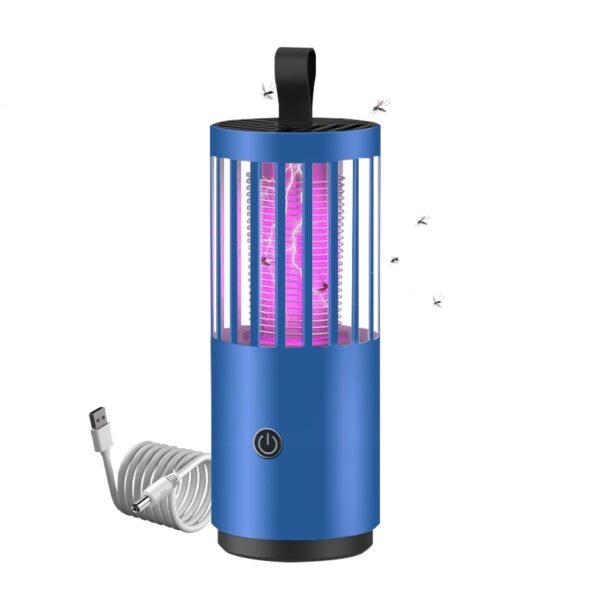 Fanno-Electric Fly Zapper 3-Mode Operation Mosquito Trap Portable Blue 2000mAh