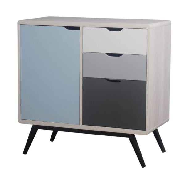 Fanno-Modern Lilian Cabinet with Curved Edges for Hallway or Living Space Storage