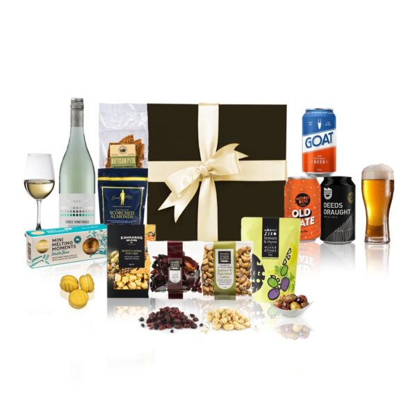 Fanno-Beer and Wine Date Night Hamper Gift Set for Couples and Individuals