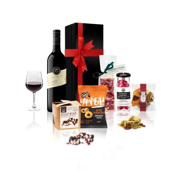 Fanno-Premium Red Wine and Gourmet Sweets Gift Hamper for Wine Lovers