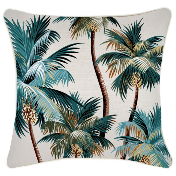 Fanno-Cushion Cover Palm Trees Decorative Soft Fabric Indoor Outdoor 45cm x 45cm