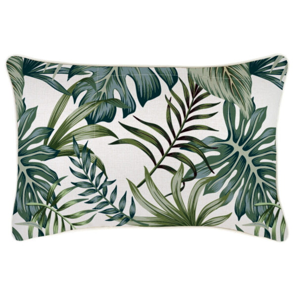 Fanno-Decorative Cushion Cover with Piping for Indoor Outdoor Use 35cm x 50cm