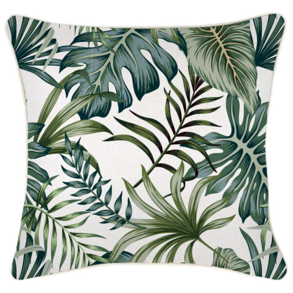 Fanno-Decorative Cushion Cover with Piping for Indoor Outdoor Use 60cm x 60cm