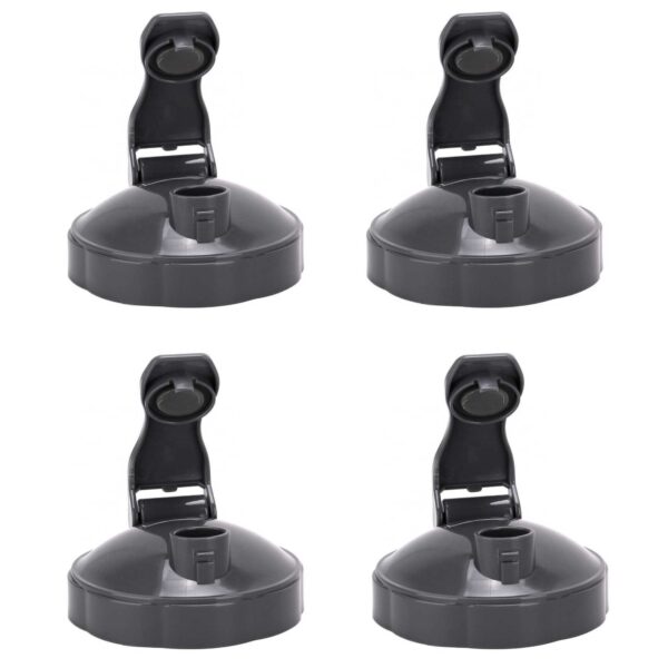 Fanno-Compatible Flip Top Stay Fresh Lids and Seals for Nutribullet 600 900 Models