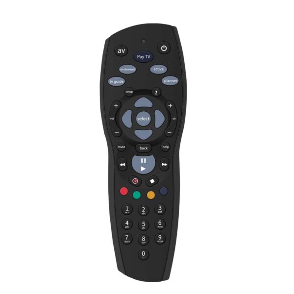 Fanno-PayTV Remote Control Compatible with Foxtel Standard IQ IQ2 IQ3 IQ4 HD Black