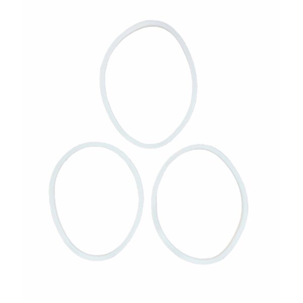 Fanno-3x White Gasket Seal Compatible with Nutribullet 600W Blade and Cups