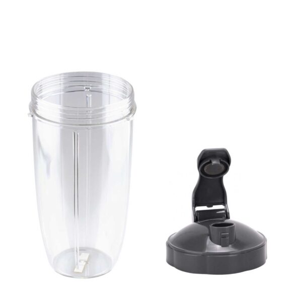 Fanno-Nutribullet Tall Cup 24oz with Flip Top Stay Fresh Lid for 600 and 900 Models