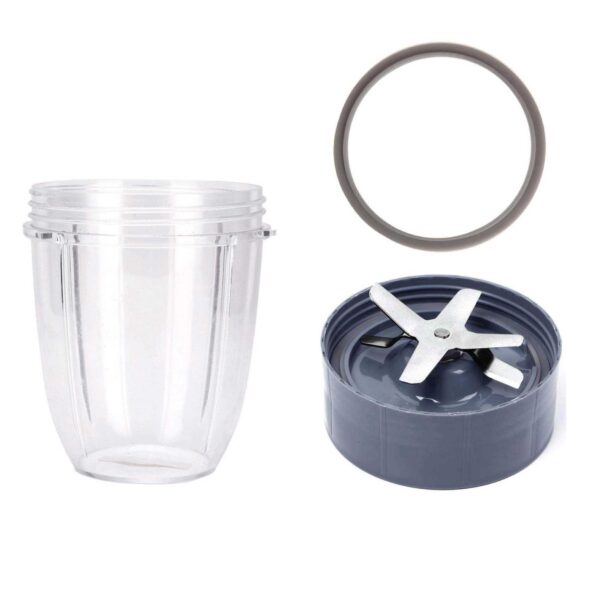 Fanno-Nutribullet Short Cup Extractor Blade Grey Seal Compatible 600 900 Models