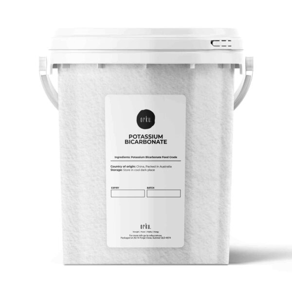 Fanno-Organic Potassium Bicarbonate Powder 1.3Kg Food Grade FCC for Baking and Brewing