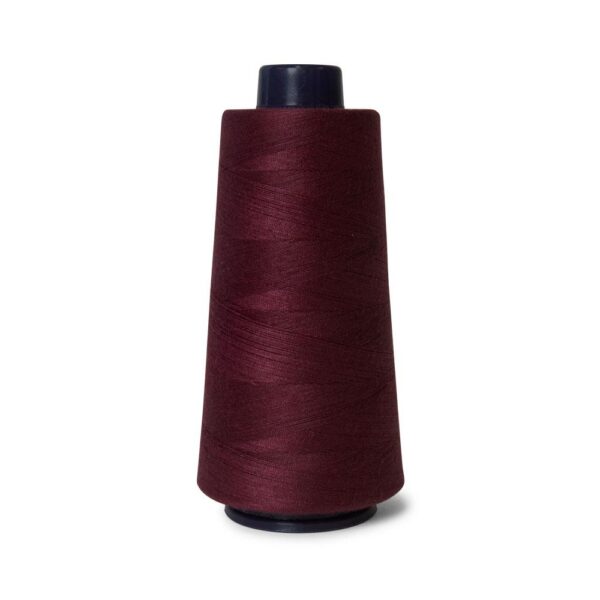 Fanno-Sewing and Overlocking Thread 2000m Polyester Strong Durable Wine Red Spool